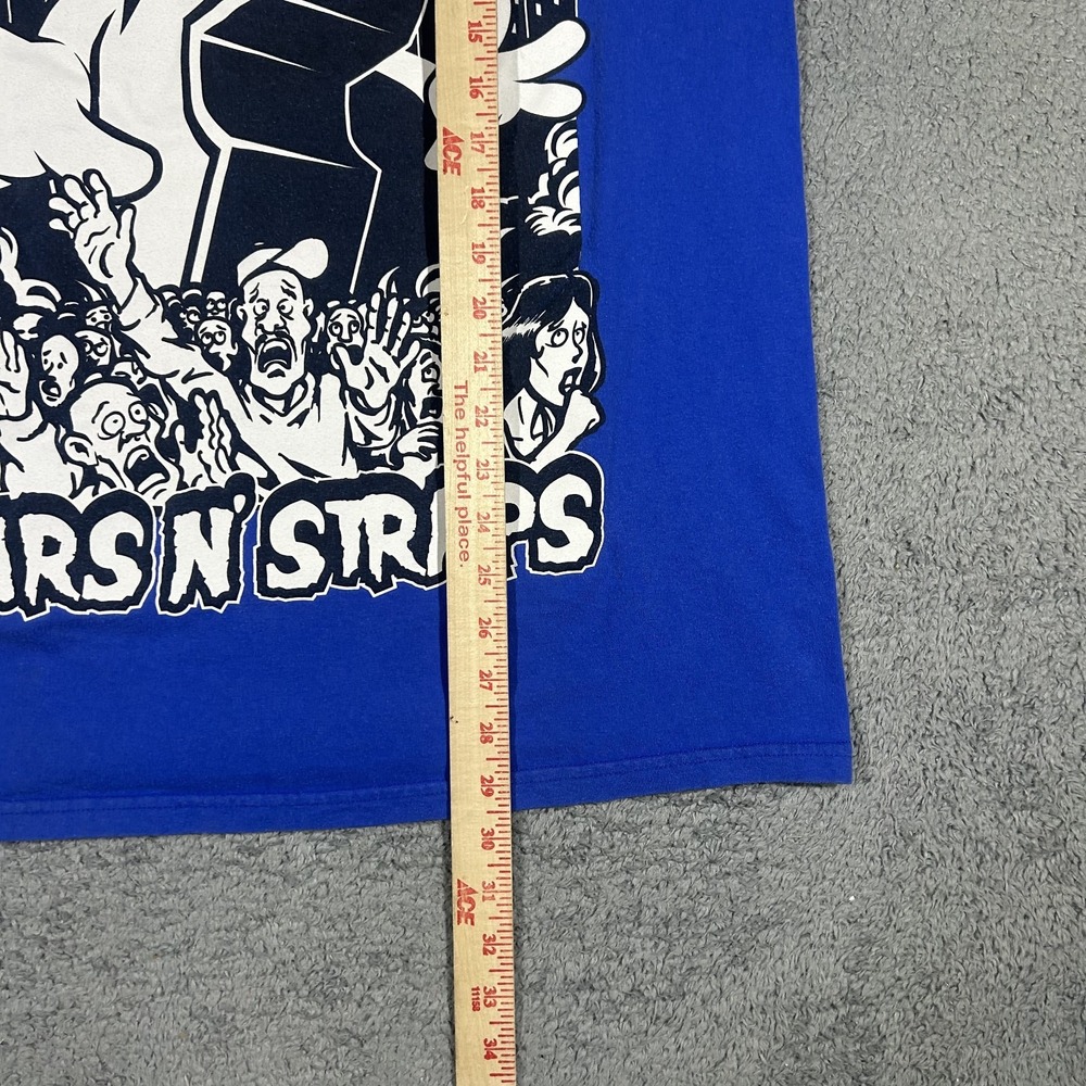 Famous Stars and Straps Men's Large Blue Graphic T-Shirt #3942 - Picture 6 of 7